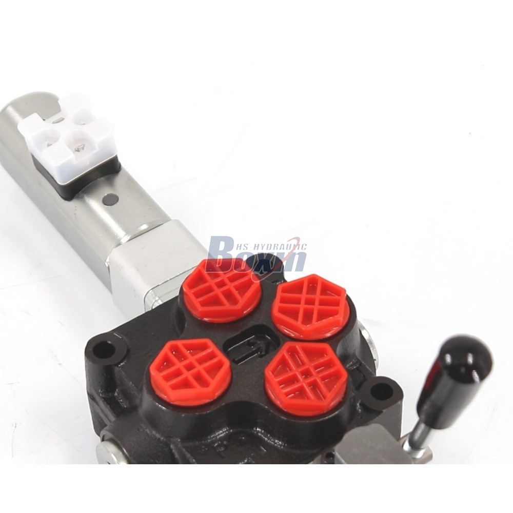 Q45 Hydraulic Monoblock Directional Valve 1 Spool Solenoid Operated detail image